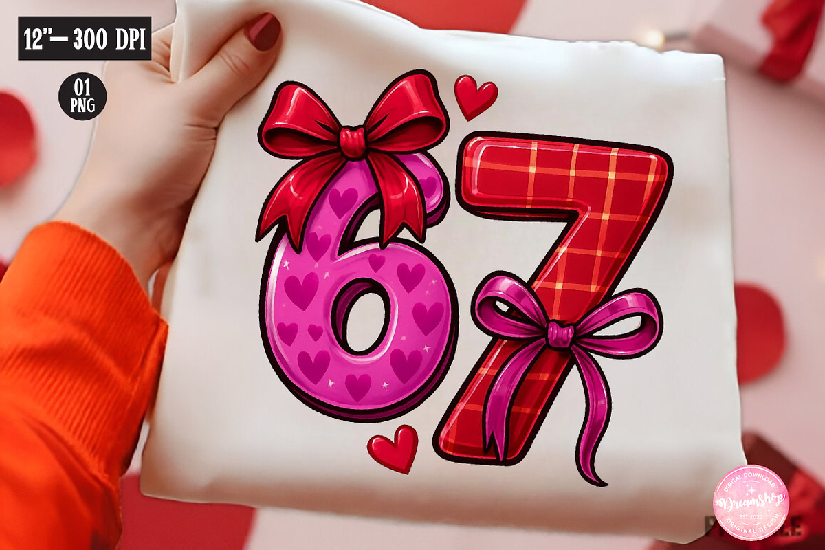 Coquette Valentine 6 7 Png Preppy 67, an Illustration by CreationArt (Photo 2 of 5)