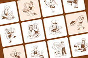 45 Animated Cooking Illustrations, a Food Illustration by Vectors Market (Thumbnail 3 of 4)