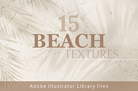 15 Adobe Vector Beach Textures, a Texture Illustration by Her Indigo Moon