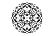Modern Black and White Mandala Pack, a Decorative Illustration by NJ Himel (Thumbnail 39 of 101)