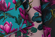 Magnolia pattren design, a Decorative Illustration by Irena Matiash shop (Thumbnail 5 of 6)