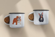 English & French bulldogs, dogs set, an Animal Illustration by Good Studio (Thumbnail 7 of 7)