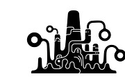 Bold industrial machine silhouette, an Illustration by Amazin_art (Thumbnail 17 of 31)