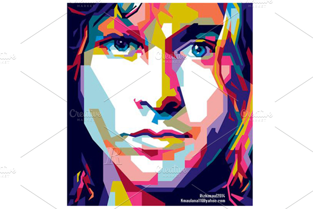 Kurt Cobain & Jim Morrison, a Graphic by Rizkimau's ArtGallery