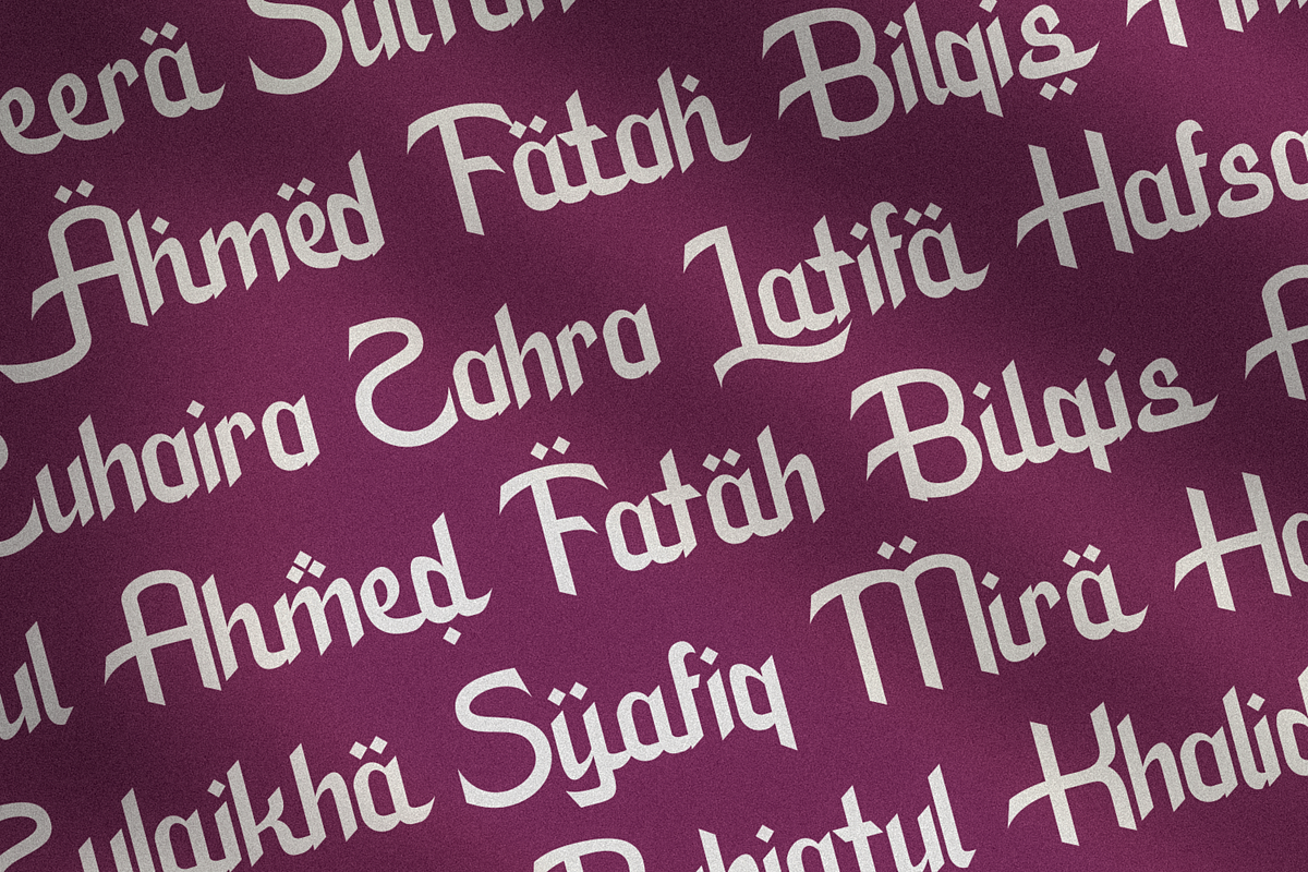 Ramadhan Day - Arabic Display Font, a Font by Pixesia Studio (Photo 13 of 15)