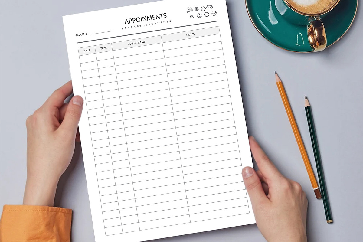 Canva Appointments, a Stationery Template by DesignDevisers (Photo 3 of 10)
