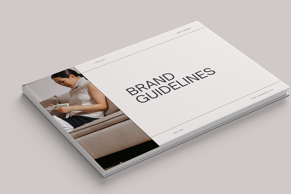 Brand Guidelines, Enora - Canva, a Branding & Logo Template by Her creative details (Photo 2 of 3)