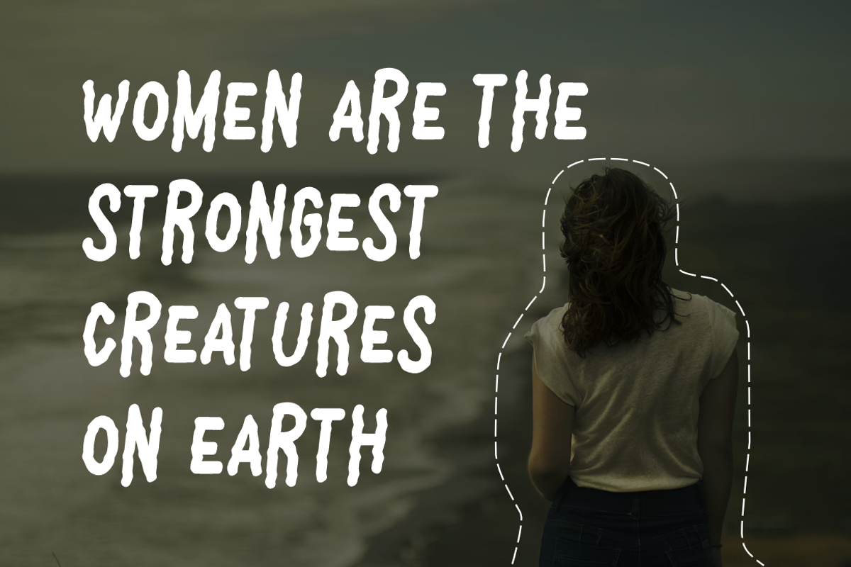 Woman Screams - Horror Font, a Handwritten Font by QR Design Studio (Photo 7 of 8)