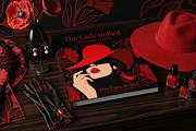 Beautiful Woman Wearing Red Hat, a Person Illustration by Saba Vector (Thumbnail 2 of 3)