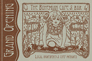 Art Nouveau Font, a Font by Liz Kohler Brown (Thumbnail 2 of 5)