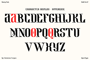 Baory - Bold Modern Serif