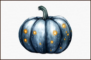 Watercolor Pumpkin Clipart. Fall Cli, an Illustration by Sublimation Artist (Thumbnail 3 of 6)