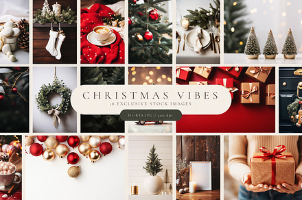 Christmas stock image collection, a Holiday Photo by Cosmic Stories Foundry