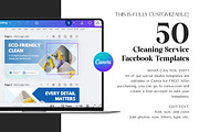 Cleaning Business Facebook Design, a Social Media Template by Snapybiz (Thumbnail 2 of 10)