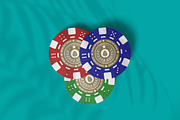 Set Casino Tokens Mockup, a Product Mockup by OneVectorStock (Thumbnail 5 of 13)
