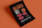 Retro Halloween Sale Event Flyer, a Flyer Template by Guuver (Thumbnail 3 of 3)