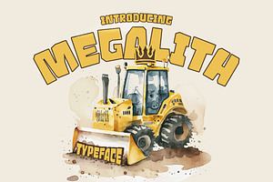 Megalith - Solid Typeface