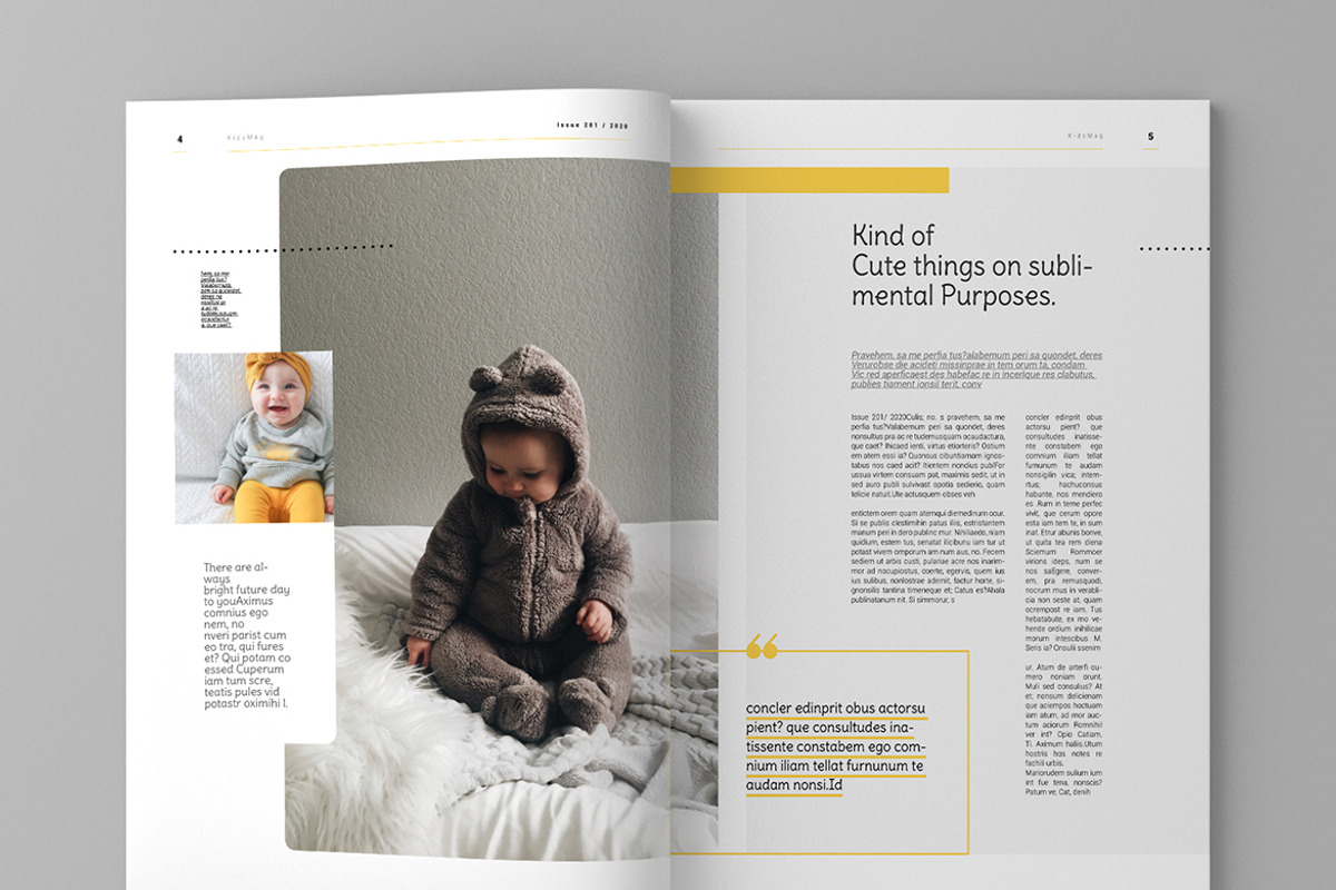 Kidzmag Magazine Template, a Magazine Template by inspirasign (Photo 4 of 9)