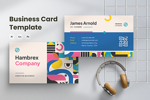 Creative Agency Business Card, a Business Card Template by Annora Studio