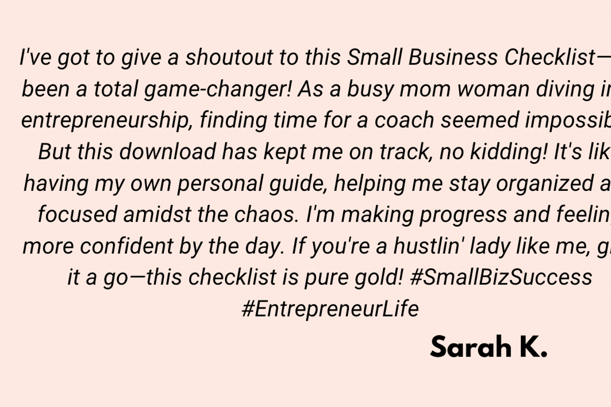Small Business Master Checklist, a Templates & Theme by Claire Bouvier Brand (Photo 3 of 4)