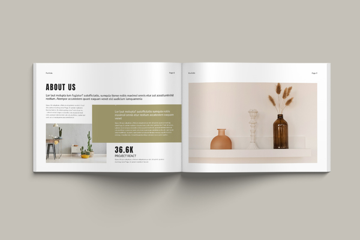 Portfolio Landscape Templates, a Brochure Template by Pixelpick (Photo 5 of 9)
