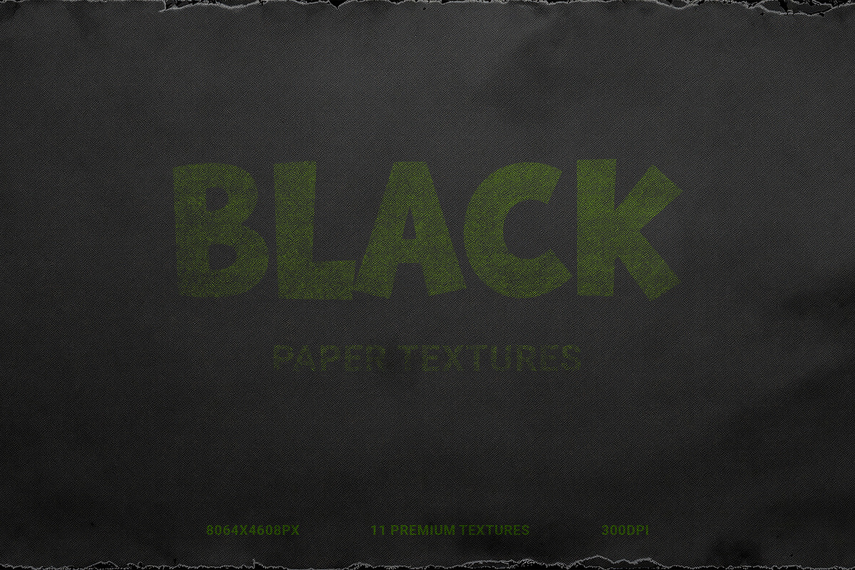 PREMIUM Black Paper Texture