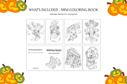 Mini Coloring Book Canva Template, a Print Template by Print Haven Mochi Vintage (Thumbnail 4 of 8)