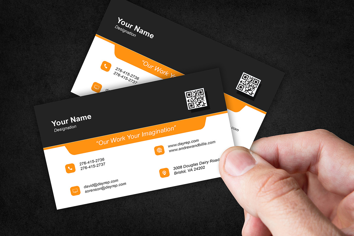 Marketing Business Card Template - PSD preview 4