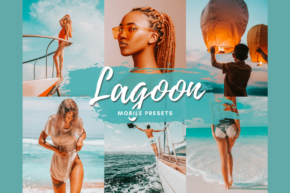 BLUE LAGOON Mobile Lightroom Presets