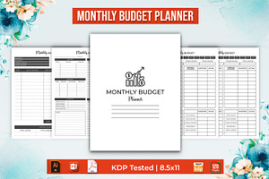 Editable Monthly Budget Planner V-2