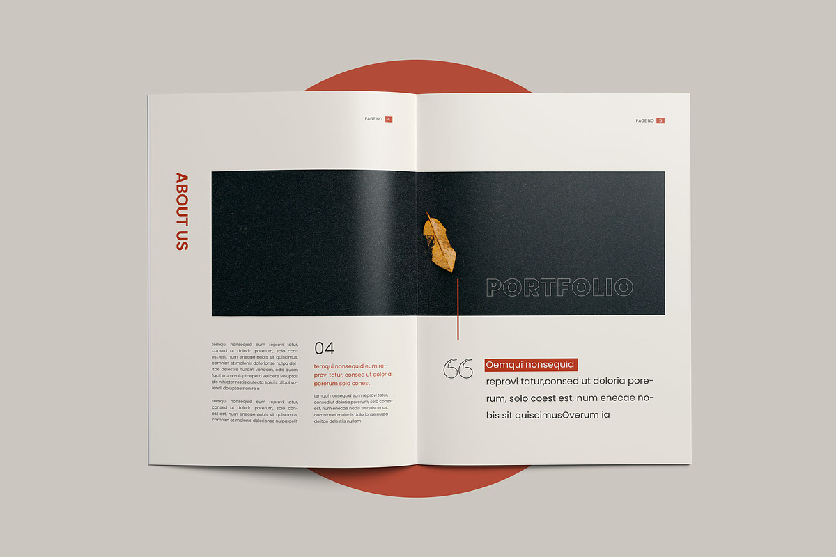 Digital Portfolio, a Brochure Template by KreateTribe (Photo 4 of 7)