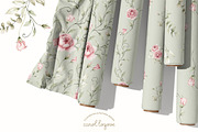 Watercolor Blush Roses Floral Set, a Decorative Illustration by Carol Lozove (Thumbnail 43 of 50)