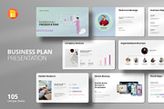 Business Plan Google Slides Template, a Presentation Template by Design Vault (Thumbnail 1 of 13)