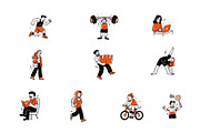 Character Activities Icon Doodle, an Object Graphic by SLAB! Design (Thumbnail 2 of 3)