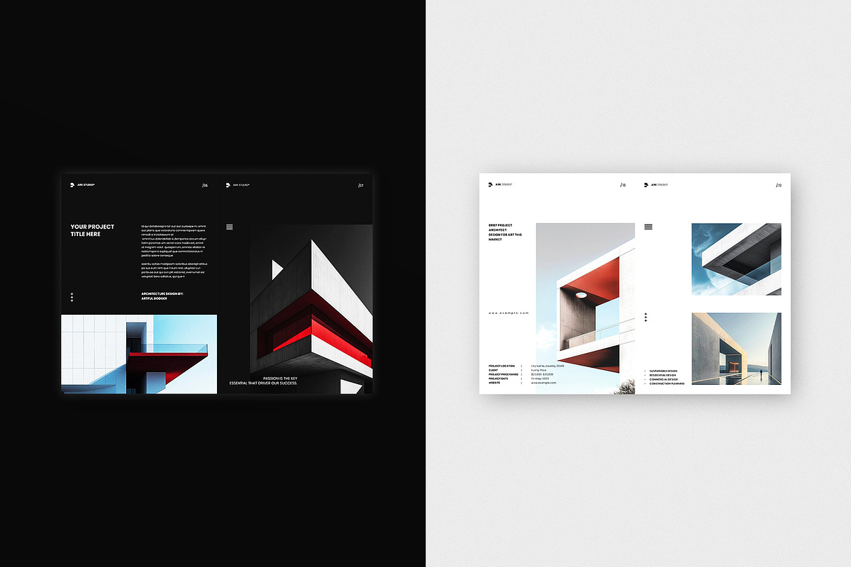 Architecture Portfolio Template, a Brochure Template by ArtisanaAura (Photo 10 of 18)