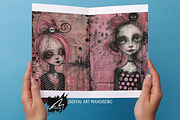 Pinkoween Whimsical Scrapbook Pages, a Seasonal Illustration by Digital Art Mahdiseño (Thumbnail 9 of 10)