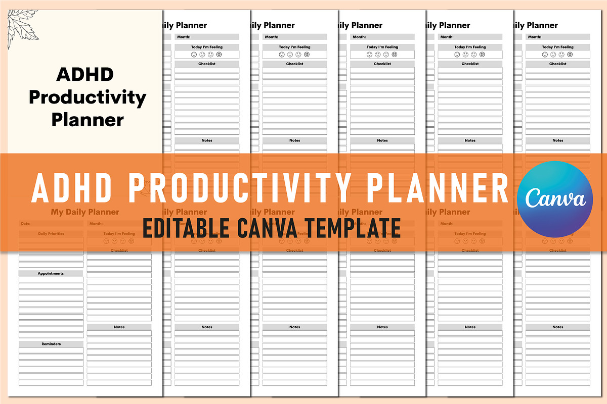 Ultimate ADHD Organization Bundle, a Stationery Template by Shumaya (Photo 12 of 13)