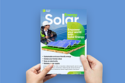Solar energy flyer template, a Flyer Template by Soulfuldesignstudio (Thumbnail 4 of 4)