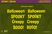 Atomic Brain Horror Font, a Handwritten Font by Paper Moon Graphic Supply (Thumbnail 2 of 13)