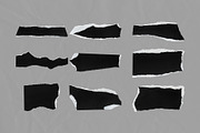 34 Black & White Ripped Paper Pieces, an Abstract Photo by Ksuview (Thumbnail 4 of 5)
