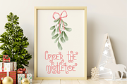 Santa's Beard Curly Christmas Font, a Font by Dancing with Ink (Thumbnail 24 of 30)
