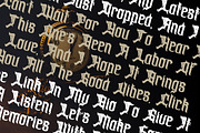 Noxfreatus - Blackletter Display, a Blackletter Font by Dhabee (Thumbnail 10 of 15)