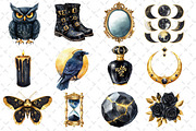 Watercolor Gilded Reverie Clipart, an Illustration by Dream Creation (Thumbnail 4 of 5)