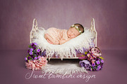 Newborn Photography Digital Backdrop, a Layer Style Add-On by Sweet Bambini Design (Thumbnail 1 of 2)