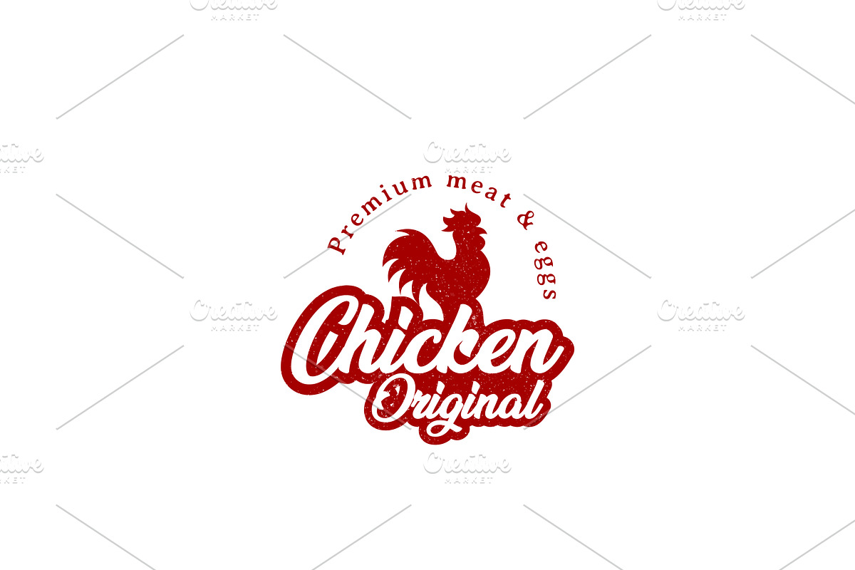 Original Chicken Product Logo, a Branding & Logo Template by AlvinStd