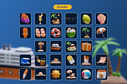 Summer Object 3D Icons, an Object 3D Model by Azam Creative (Thumbnail 5 of 5)