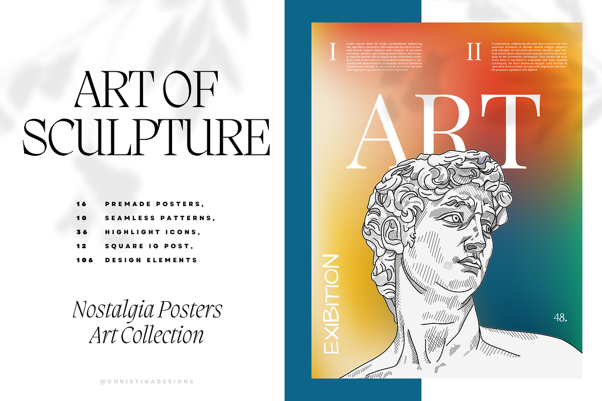 Art of Sculpture. Nostalgia Posters, an Object Graphic by ChristinaDesigns (Photo 1 of 9)