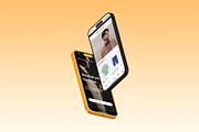 iPhone 16 Pro Clay - 24 Mockups, an iPhone Mockup by Asylab (Thumbnail 33 of 58)