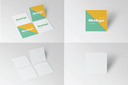 Square Business Card Mockups, a Print Template by Mockstore (Thumbnail 9 of 10)