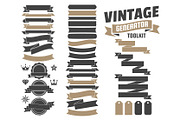 395 VINTAGE GENERATOR TOOLKIT, a Branding & Logo Template by Toonsteb (Thumbnail 10 of 13)